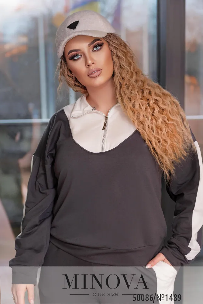 Костюм 1489-серый Minova