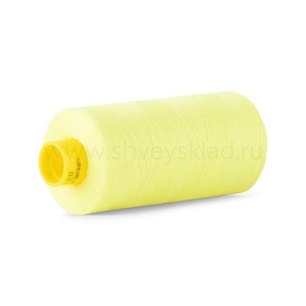 Нитка Gutermann Mara 120 (1000 метров), 1 кат., универсальная | 3835 неоновый желтый