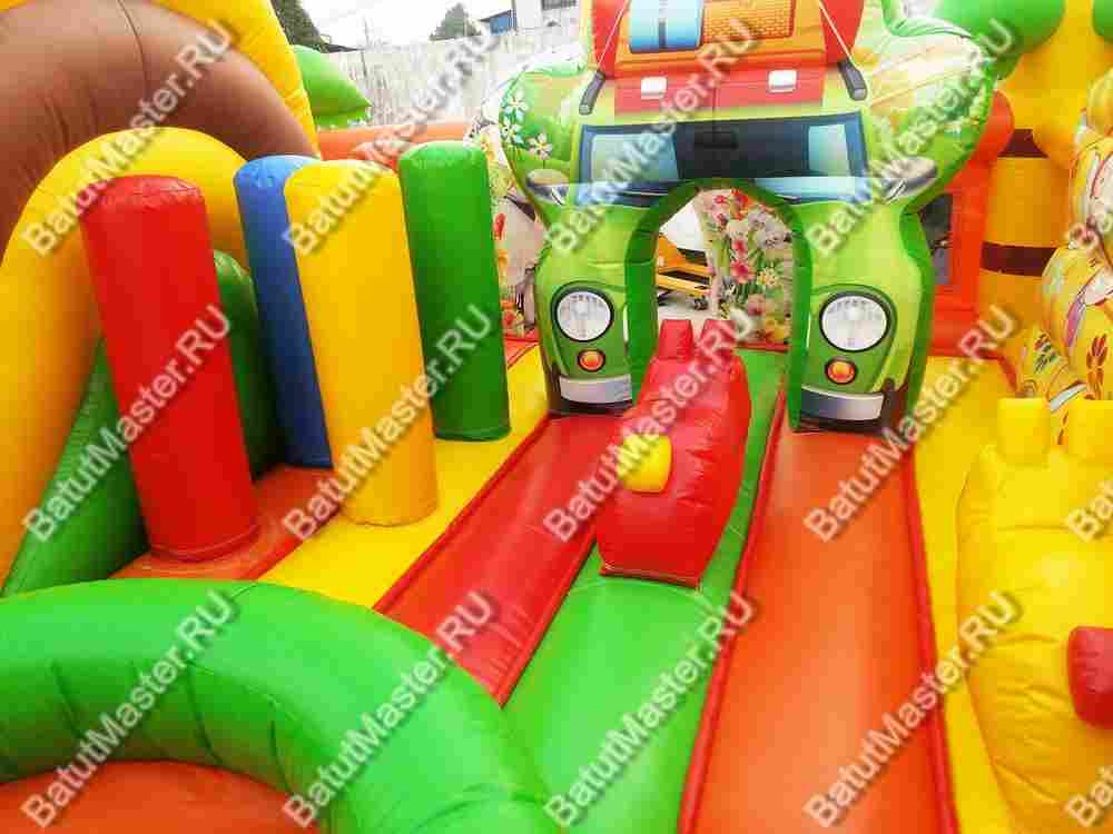 Коммерческий надувной батут "Сафари-экскурсия" 5*5*2,8 м