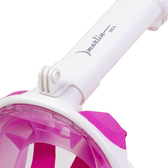 Полнолицевая маска Marlin Sea белый/розовый