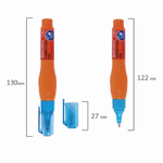 Корректирующая ручка BRAUBERG, 9 мл, металлический наконечник, ассорти
