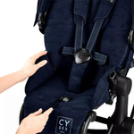 Коляска Cybex Priam IV Fashion Collections Rebellious Luxury Denim Blue 2 в 1 Rosegold