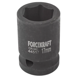 Головка ударная 17мм (6гр.),1/2'' FORCEKRAFT FK-44517
