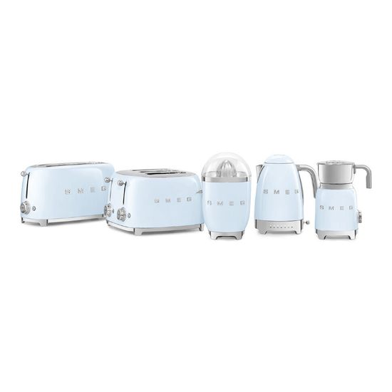 Тостер на 4 ломтика Smeg TSF02PBEU , голубой