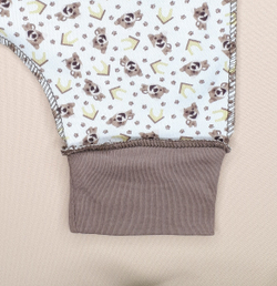 Полукомбинезон Пёсики (коричневый)