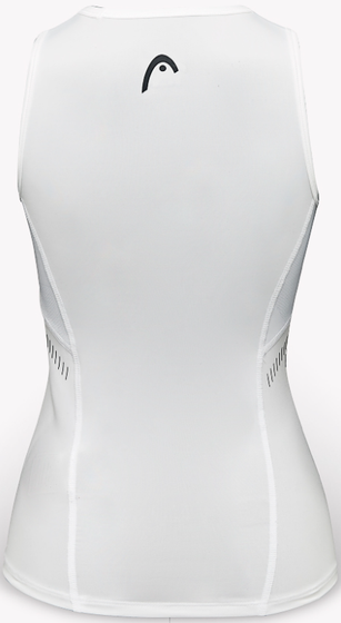 Майка для девочек Head Club Tank Top, арт. 816697-WHGC
