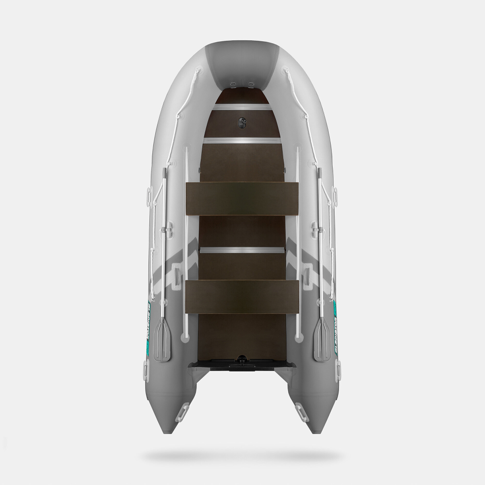 Надувная лодка GLADIATOR B420 светло-темносерый