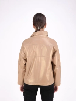 Куртка весна кожаная из натуральной кожи