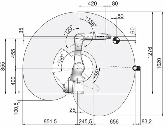 Промышленный робот KUKA KR AGILUS, KR 6 R900 CR