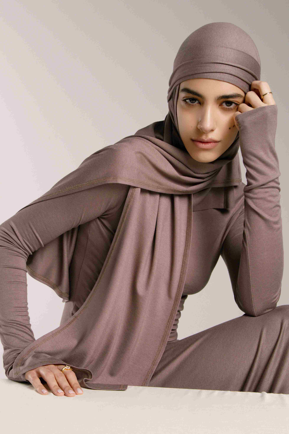 Хиджаб Молик тройка мокко