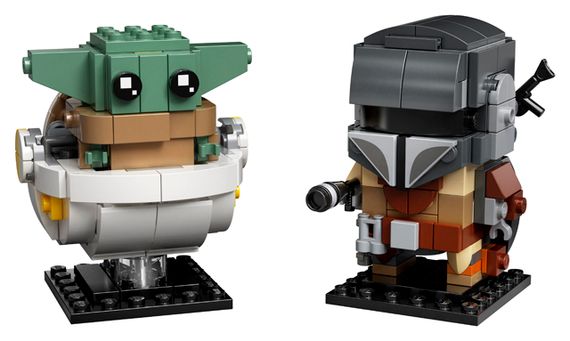 Lego konstruktor Brickheadz 75317 The Mandalorian# & The Child