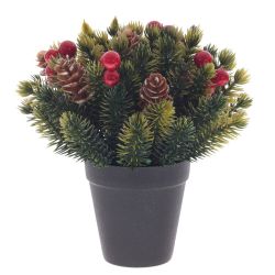 GAEM Изделие декоративное "Елка в кашпо", L12 W12 H12 см