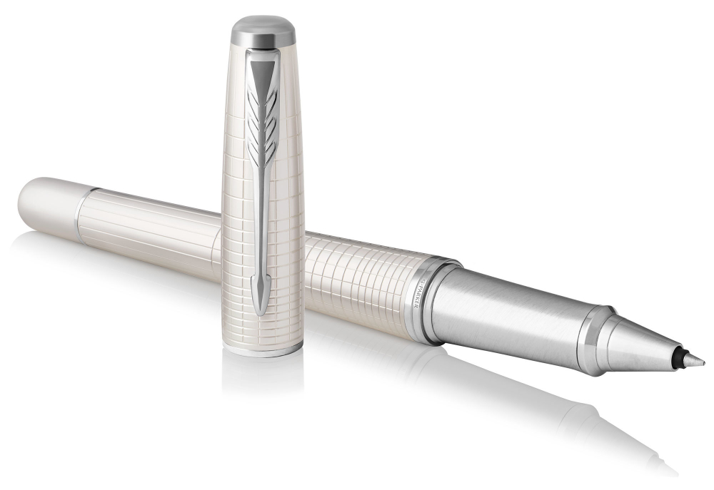 Parker Urban Premium - Pearl Metal CT, ручка-роллер, F, BL