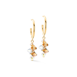 Серьги Coeur de Lion Beige-Gold 4639/21-1016