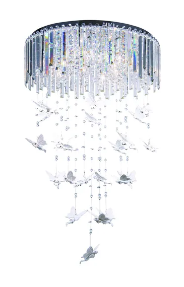 5648R/12A CHROME+CLEAR (1) Люстра NW