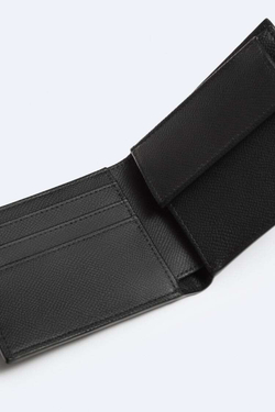 ZARA БУМАЖНИК-КОШЕЛЕК, ЧЕРНЫЙ