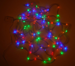 Гирлянда светодиодная Шелковый путь 100шт LED,10м,многоцветная,конроллер