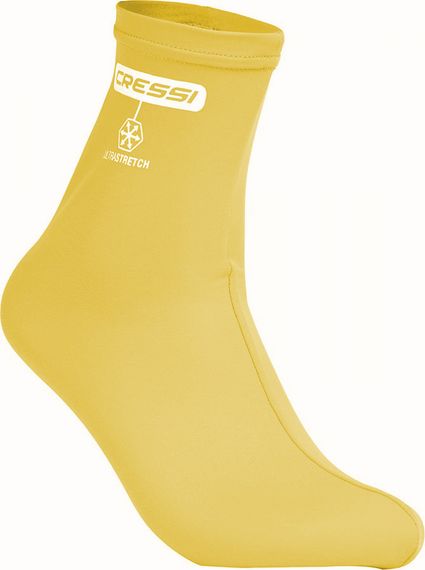 Носки Cressi Elastic Water Socks эластичные нейлоновые для ласт желтые