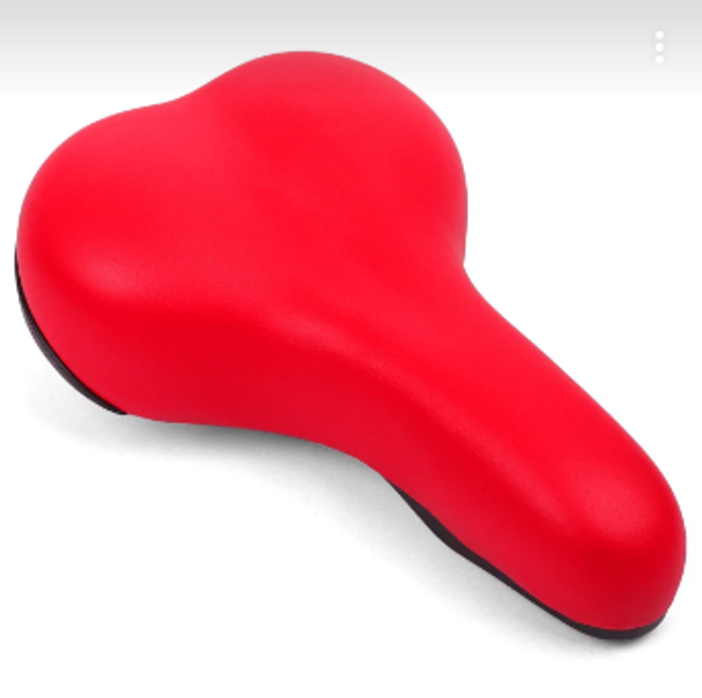 Седло,  270*180мм, красное, Vinca Sport VS 134 red