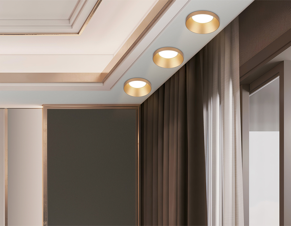 TN102803 GD золото GU5.3 D71*34