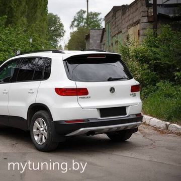 Диффузор на задний бампер для Volkswagen Tiguan