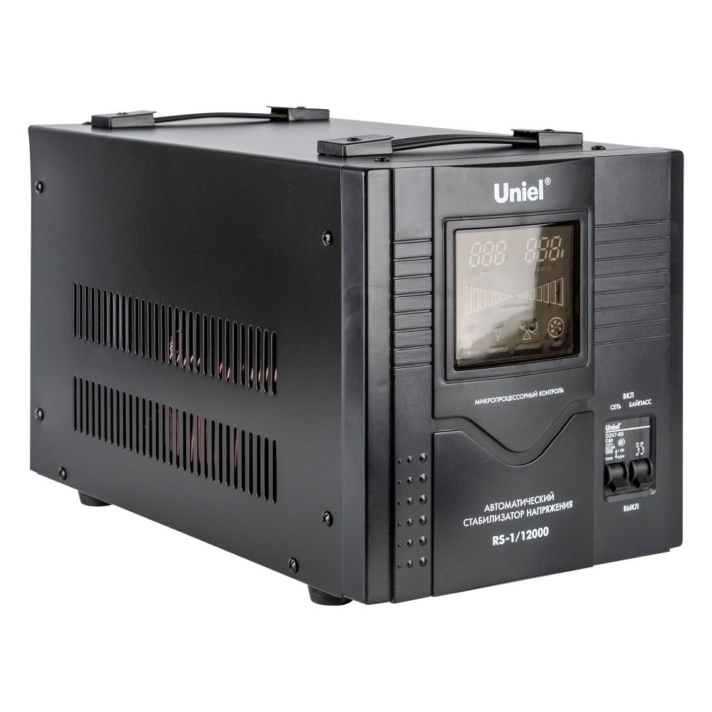 RS-1-12000 Стабилизатор Uniel релейный однофазный. 12.0 кВА.