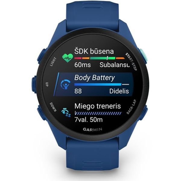 Умные часы Garmin Forerunner 70, Голубой | Tidal Blue (010-04307-05 | 010-04307-15)