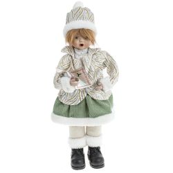 GAEM Игрушка набивная "Девочка/Мальчик" (муз, движ), L20 W11 H44 см, 2в.