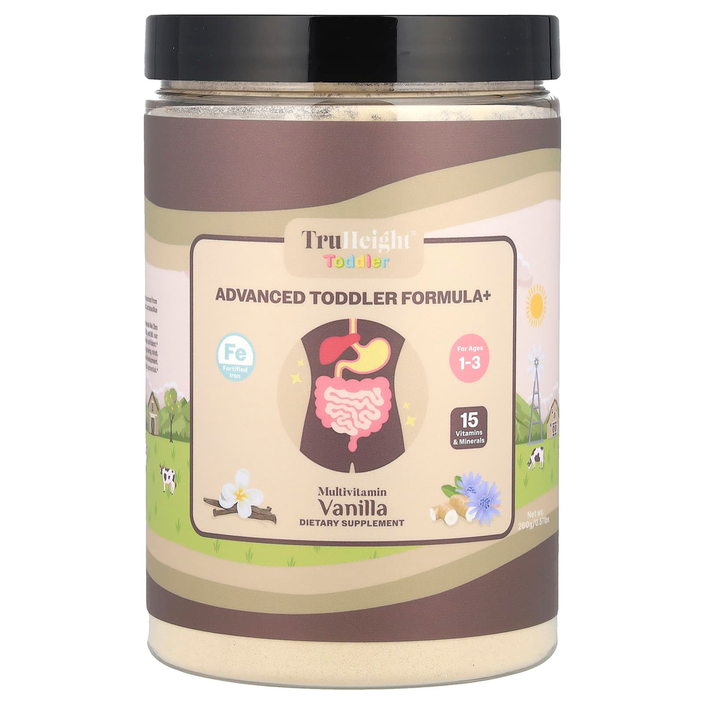TruHeight, Advanced Toddler Formula +, для детей от 1 до 3 лет, ваниль, 260 г (0,57 фунта)