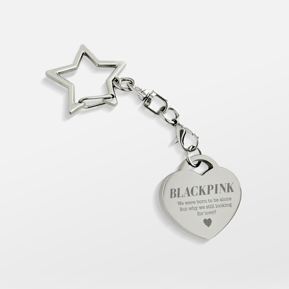 Брелок-сердечко BLACKPINK