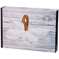 МЕНАЖНИЦА 4-Х СЕКЦИОННАЯ LEFARD "NATIVE" 28,5*21 СМ. ВЫСОТА=14 СМ. (КОР=16ШТ.)