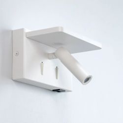 Citilux Декарт CL704370 LED USB QI Светильник поворотный Белый