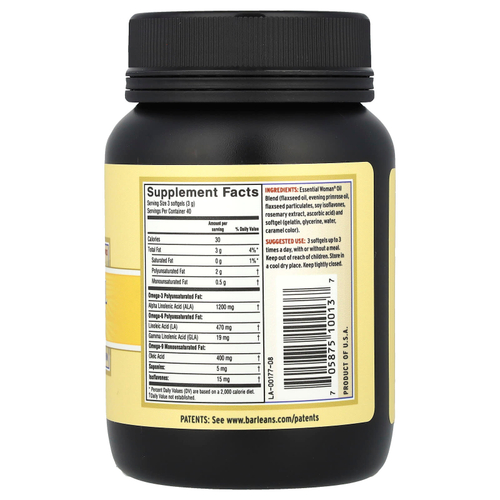 Barlean's, Essential Woman®, 120 мягких таблеток