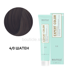 Профессиональный перманентный крем-краситель для волос Bouticle Expert Color Hair Color Cream цвет 4.0 шатен, 100 мл