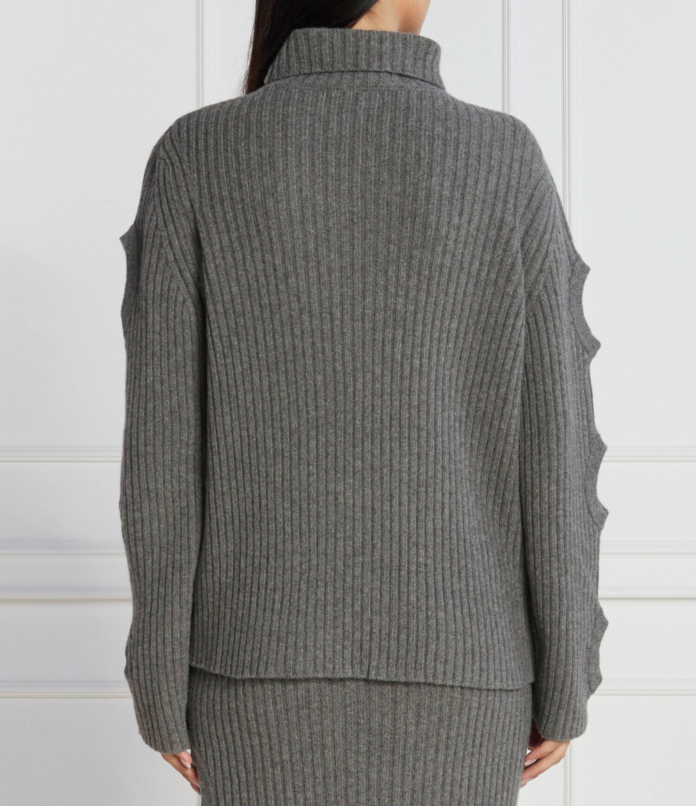 Хлопковый гольф Liviana Conti - серый(L3WB80)