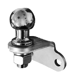 Фаркоп с нержавеющей накладкой Motodor Toyota Land Cruiser 200 (комплектации Excalibur и Executive) 2007-2021 (хром. Шар) арт.92517-FEN