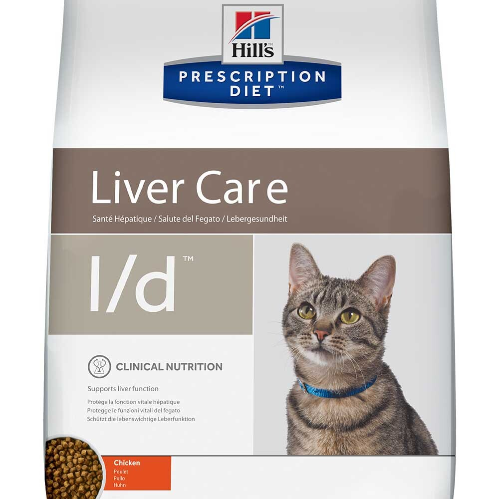 Hill's Feline l/d 1,5 кг - диета для кошек с проблемами печени
