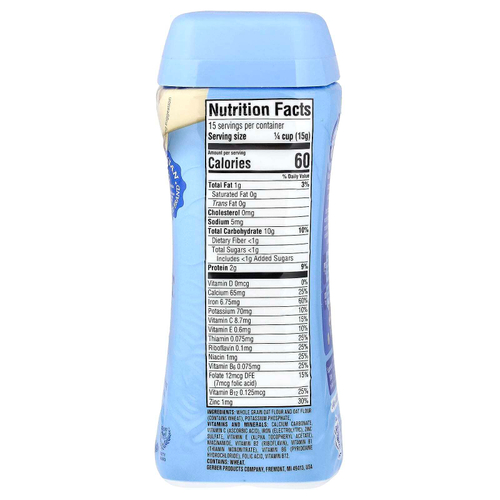 Gerber, Хлопья для детей, Grain & Grow, 1st Foods, овсянка, 227 г (8 унций)