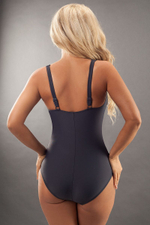 Слитный купальник Estella для активного отдыха (Размер: 44) (Цвет: синий с голубым)