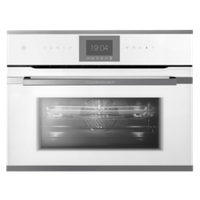 Компактный духовой шкаф с микроволнами Kuppersbusch CBM 6550.0 W3 Silver Chrome