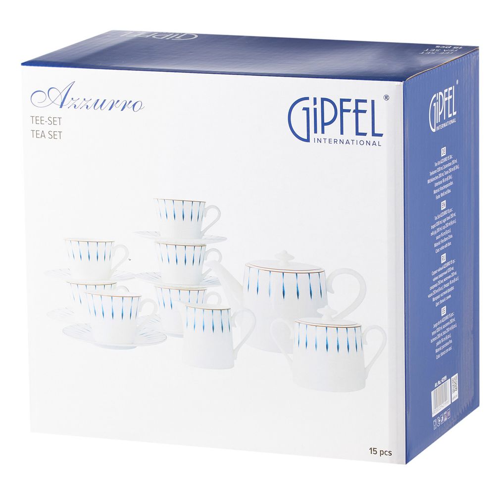 Сервиз чайный Gipfel Azzurro 42199 15 предметов