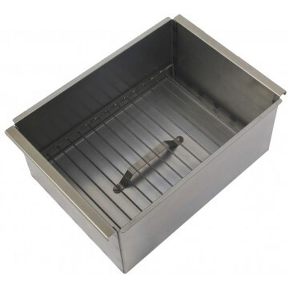 Коптильня двухъярусная Тонар с поддоном для сбора жира 380х280х170 (сталь 1,5 мм) (К-003)