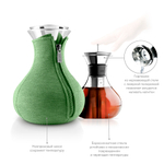 Чайник заварочный Tea maker в неопреновом текстурном чехле, 1 л , светло-зелёный, Eva Solo