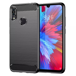 Чехол для Xiaomi Redmi Note 7 (Note 7S, Note 7 Pro) цвет Black (черный), серия Carbon от Caseport