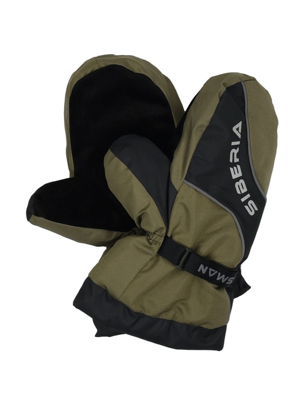 Рукавицы Siberia ткань Breathable цвет Хаки/Черный