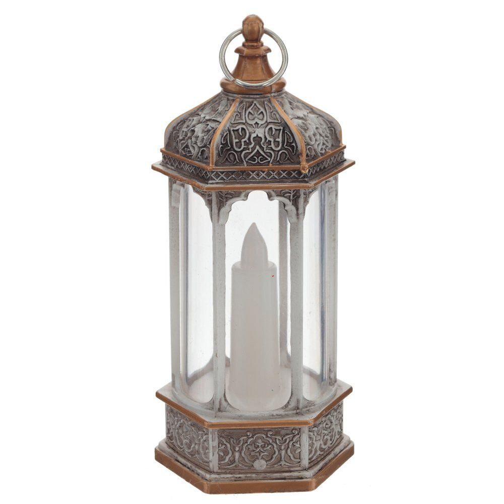 GAEM Изделие декоративное "Фонарь" с подсветкой (3хАG13), L5,5 W6 H13,5 см, 4в.