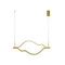 Подвес Kink Light Линн латунь w123*3 h200 Led 45W (3000K) 08258-120,36P