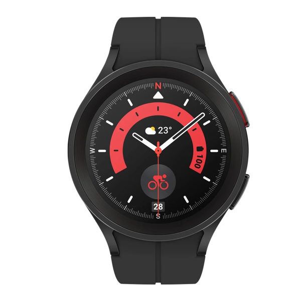 Умные часы Samsung Galaxy Watch 5 Pro Bluetooth (45 mm) Black Titanium (Чёрный фантом)