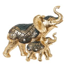 GAEM Фигурка декоративная "Слоны", L19 W12 H17 см