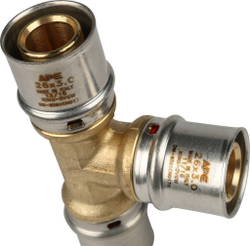 Тройник равнопроходный 26х26х26